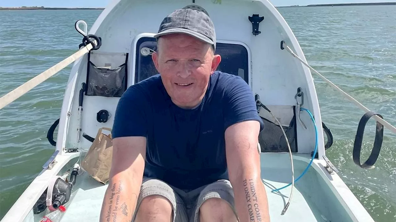 Brit rower, 54, is found dead in his boat at sea four weeks after setting off on 3,000-mile...