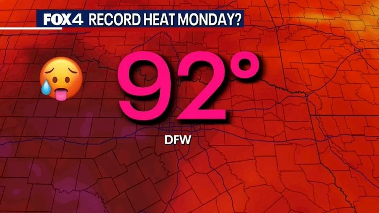 Dallas Weather: Record heat possible this week