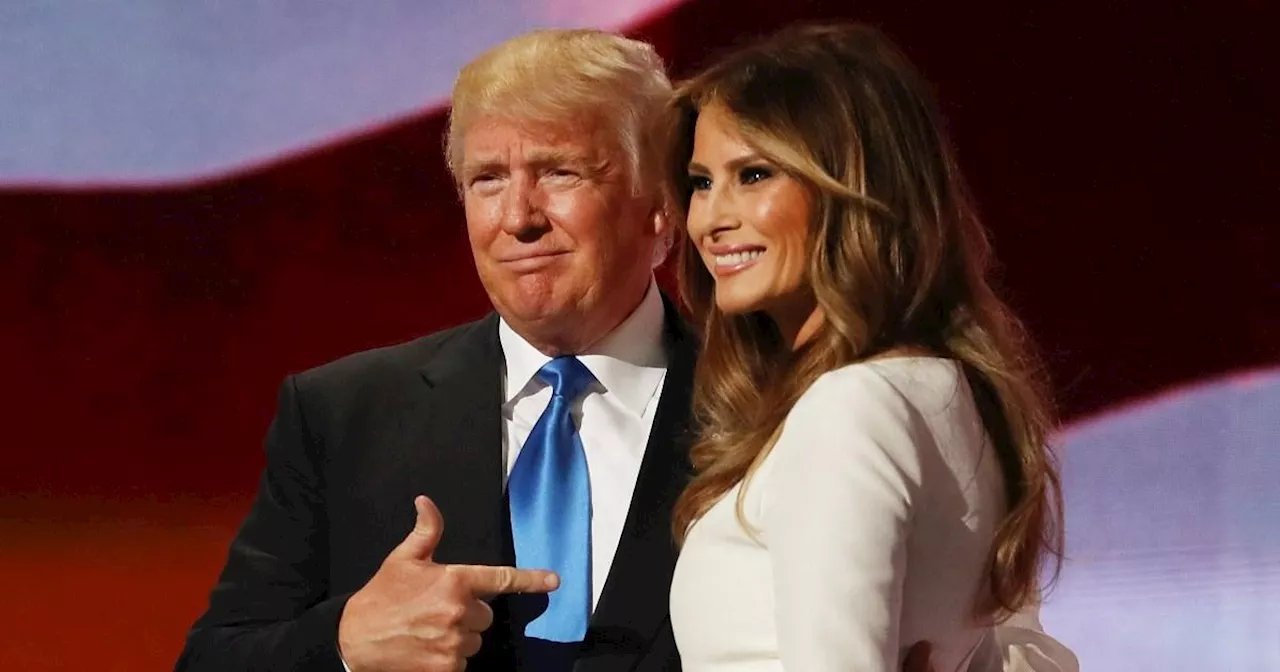 Donald Trump appears to get wife Melania's name wrong during speech