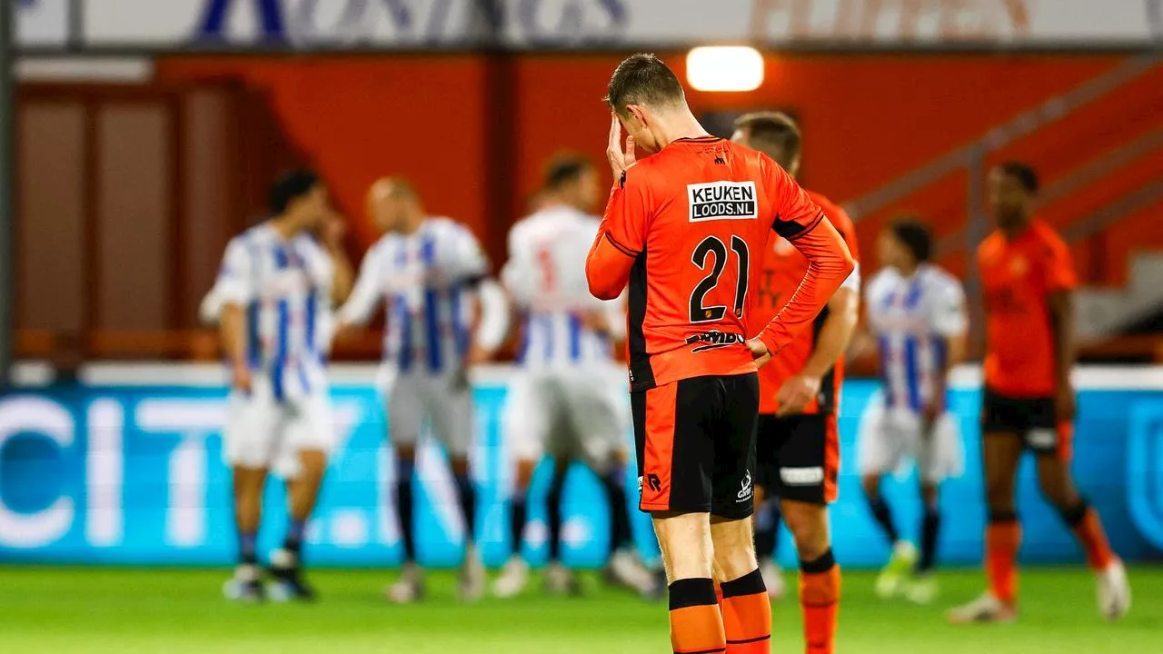 Nieuwe hekkensluiter Volendam hard onderuit door fraaie goals Heerenveen