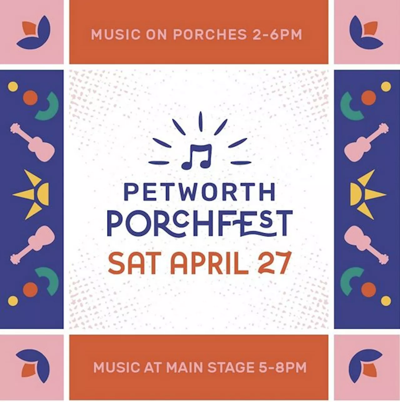 Mark it! Petworth Porchfest is coming April 27th this year, sign up to participate!