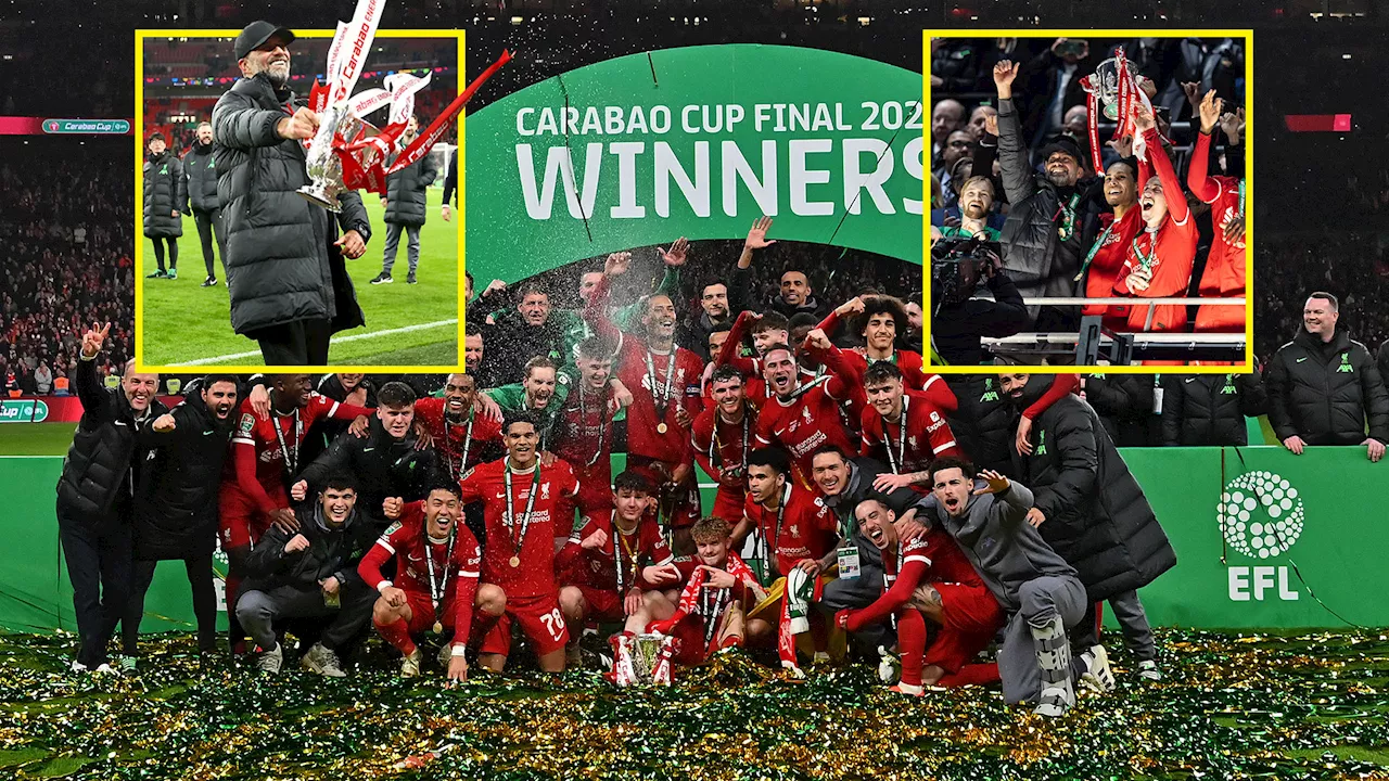 Liverpool chief Tom Werner issues three-word response to quadruple question after Carabao Cup victory...