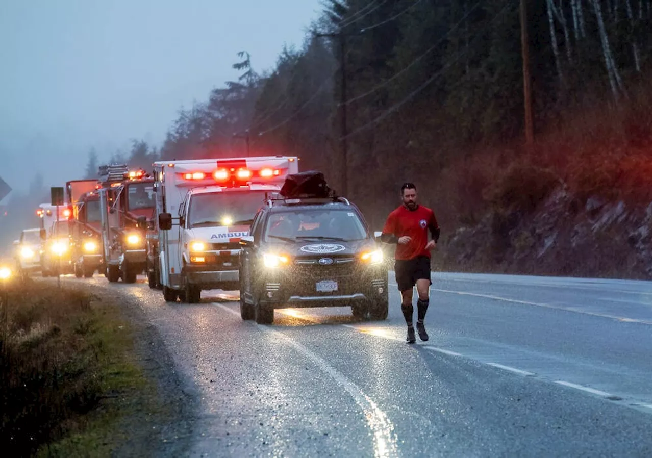 Sgt. Rob Brennan starts 800-kilometre relay run for veterans and first responders