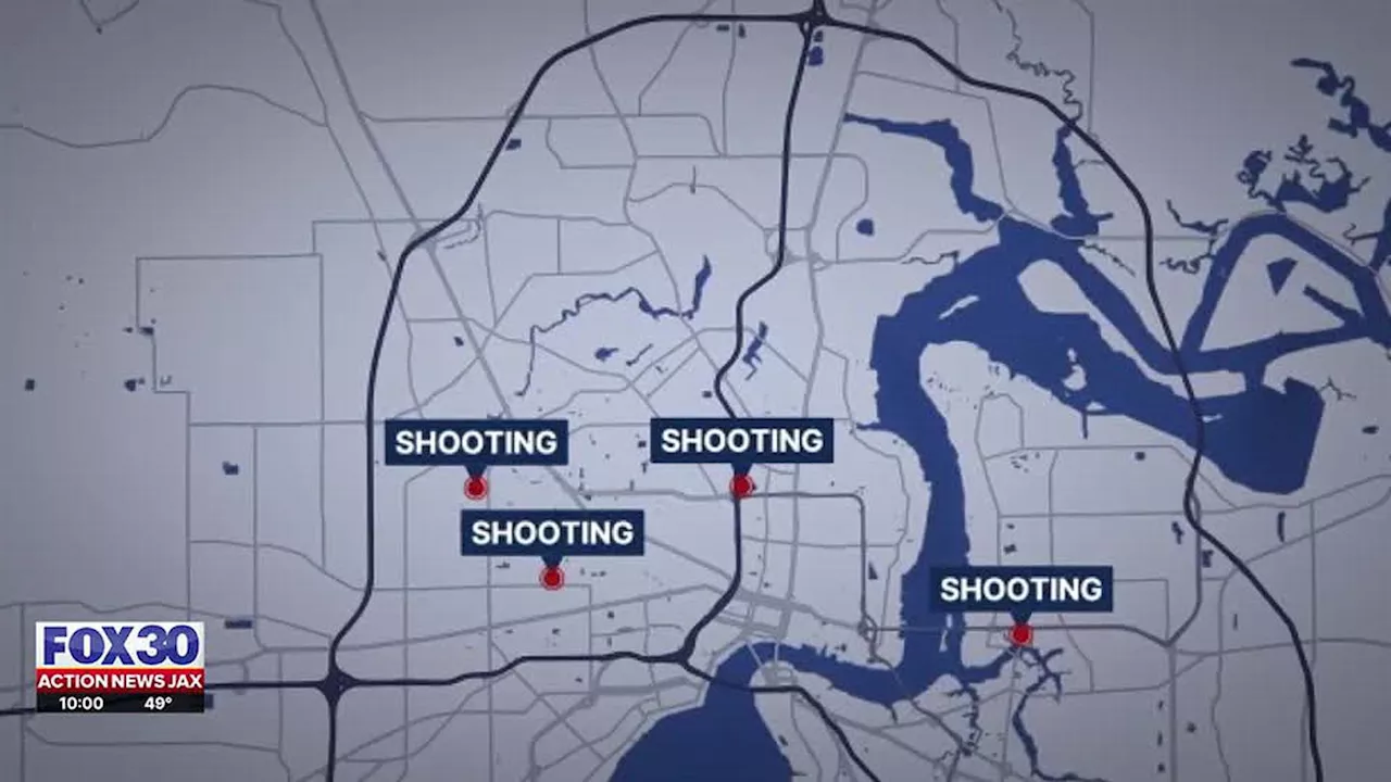 Four shootings leave one dead, several injured in Jacksonville weekend violence