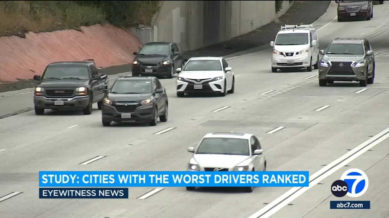 New study lists cities with the worst drivers. Here's where LA and ...