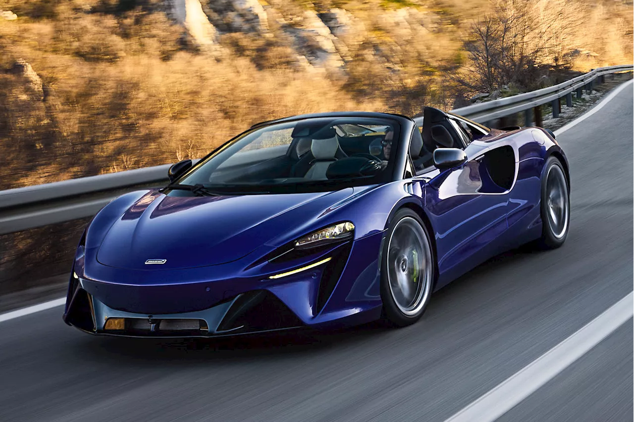 McLaren Artura Spider launches as 689bhp hybrid drop-top