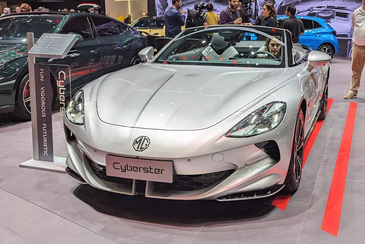 MG's electric Cyberster: performance specs confirmed at 2024 Geneva show