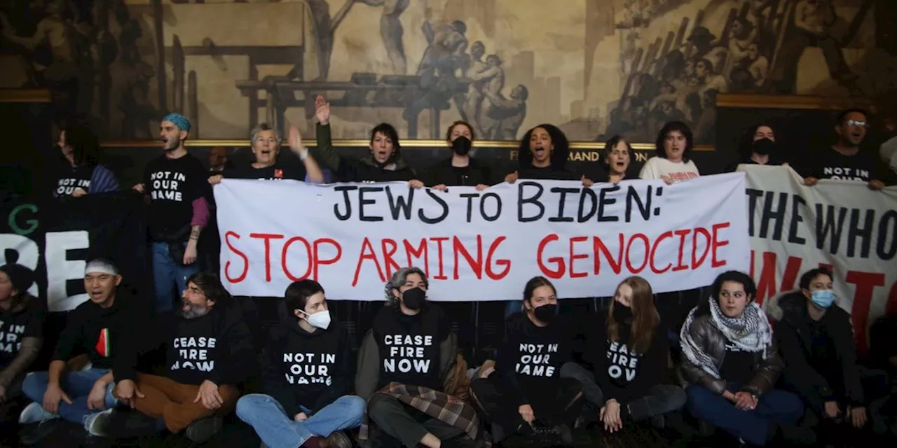 50 Arrested in Jewish-Led Protest of Gaza Genocide at Biden TV Taping