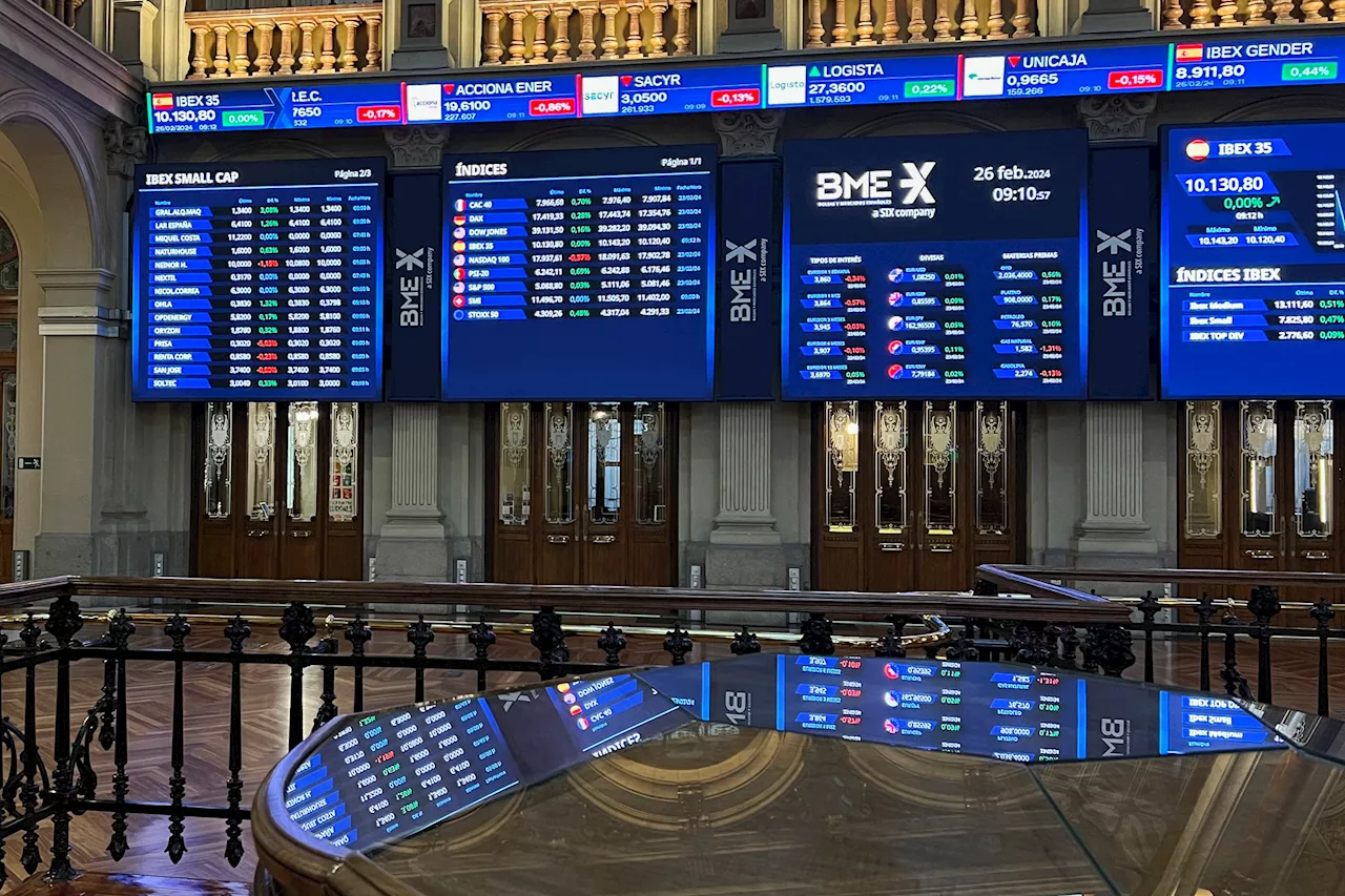 Ibex 35 hoy, La Bolsa en Directo | El Ibex abre con descensos del 0,2% hasta los 10.118 puntos