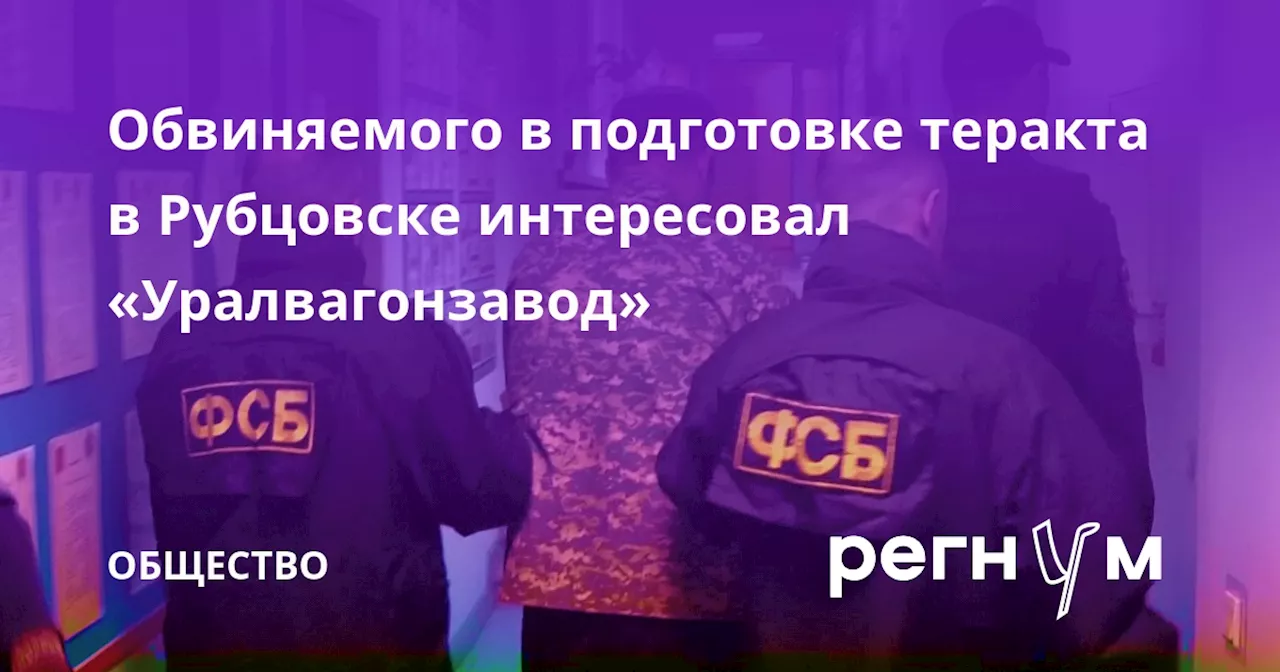 Обвиняемого в подготовке теракта в Рубцовске интересовал «Уралвагонзавод»