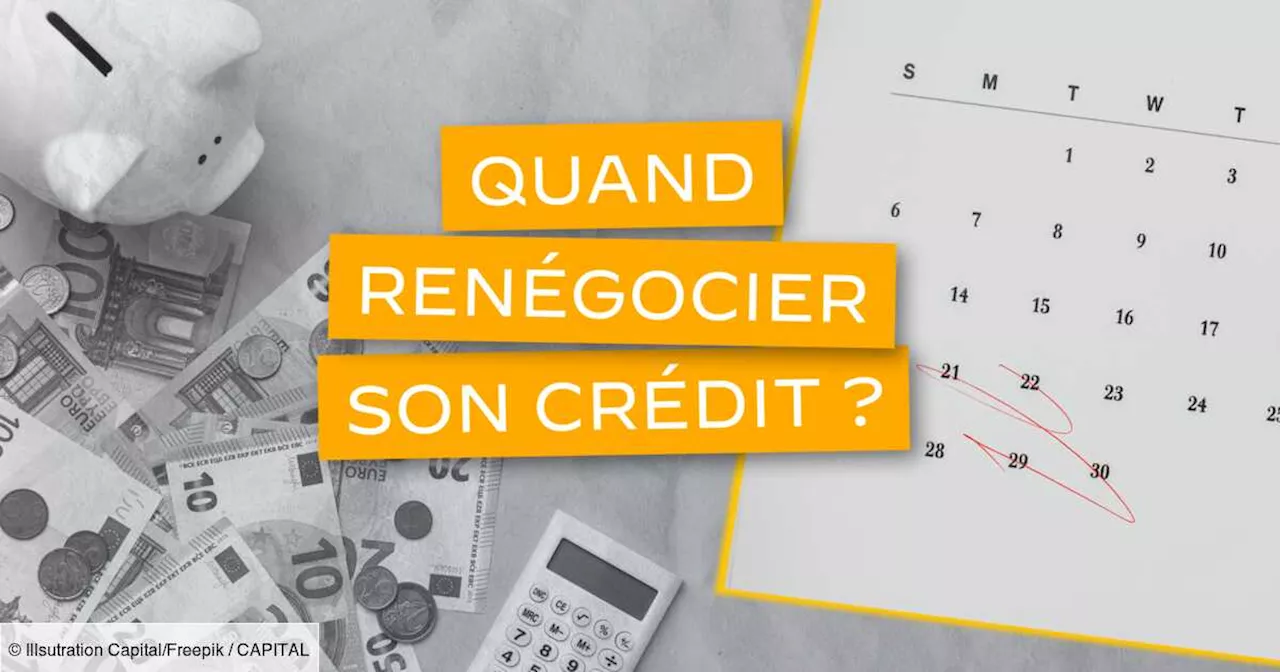 Crédit immobilier : le taux auquel renégocier votre prêt, selon votre date d'emprunt