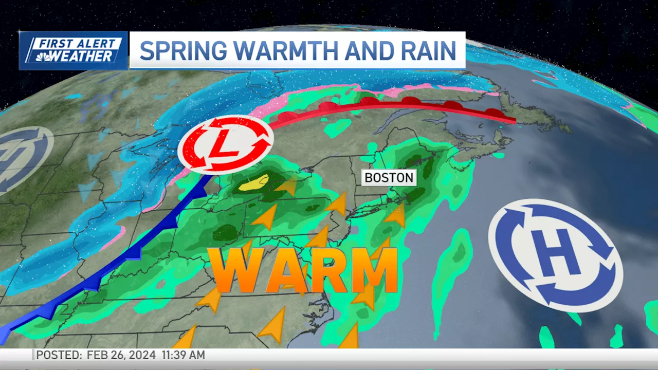 Previewing the heavy rounds of rain coming to New England midweek