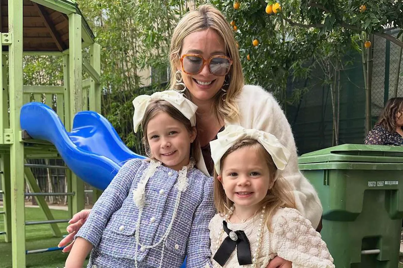 Hilary Duff Throws Fancy Dress-Up Tea Party for Daughters