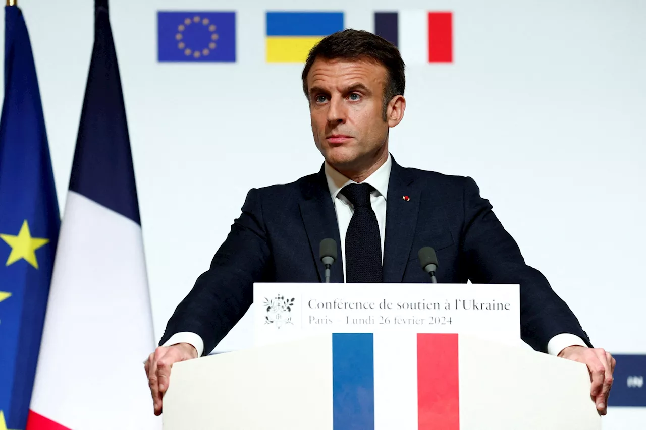 Guerre en Ukraine : Emmanuel Macron n'exclut pas l'envoi de troupes occidentales à l'avenir