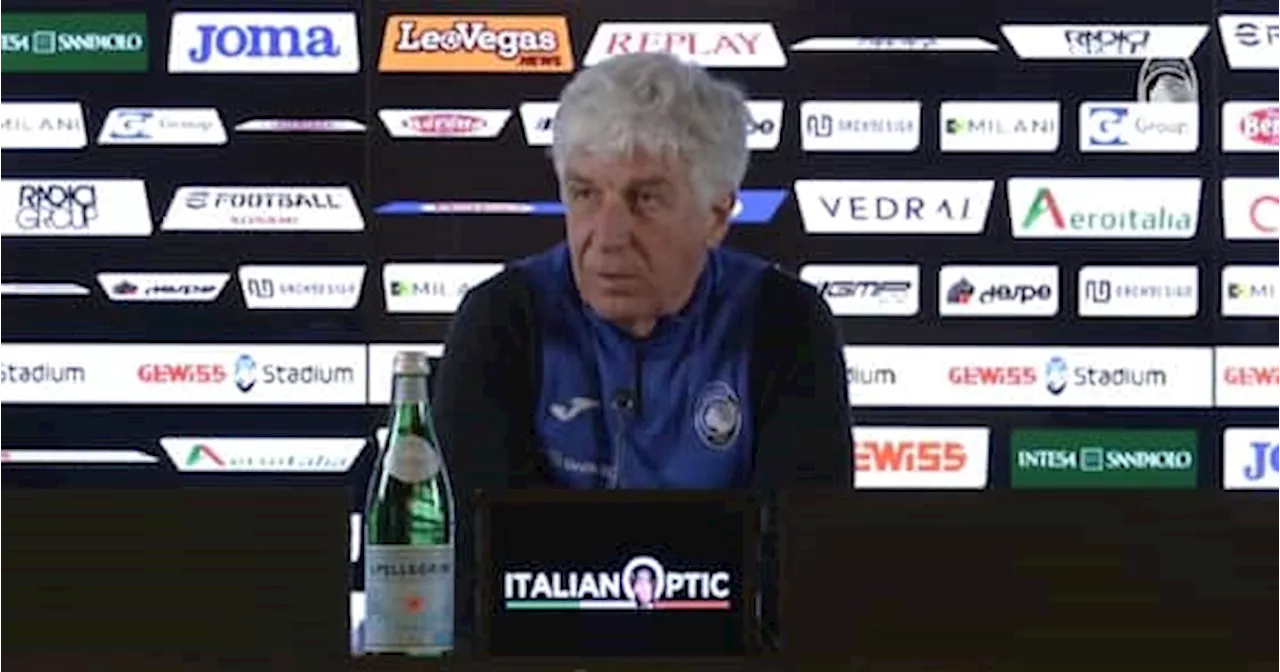 Gasperini: 'Poche volte abbiamo visto l'Inter giocare con questa qualità'