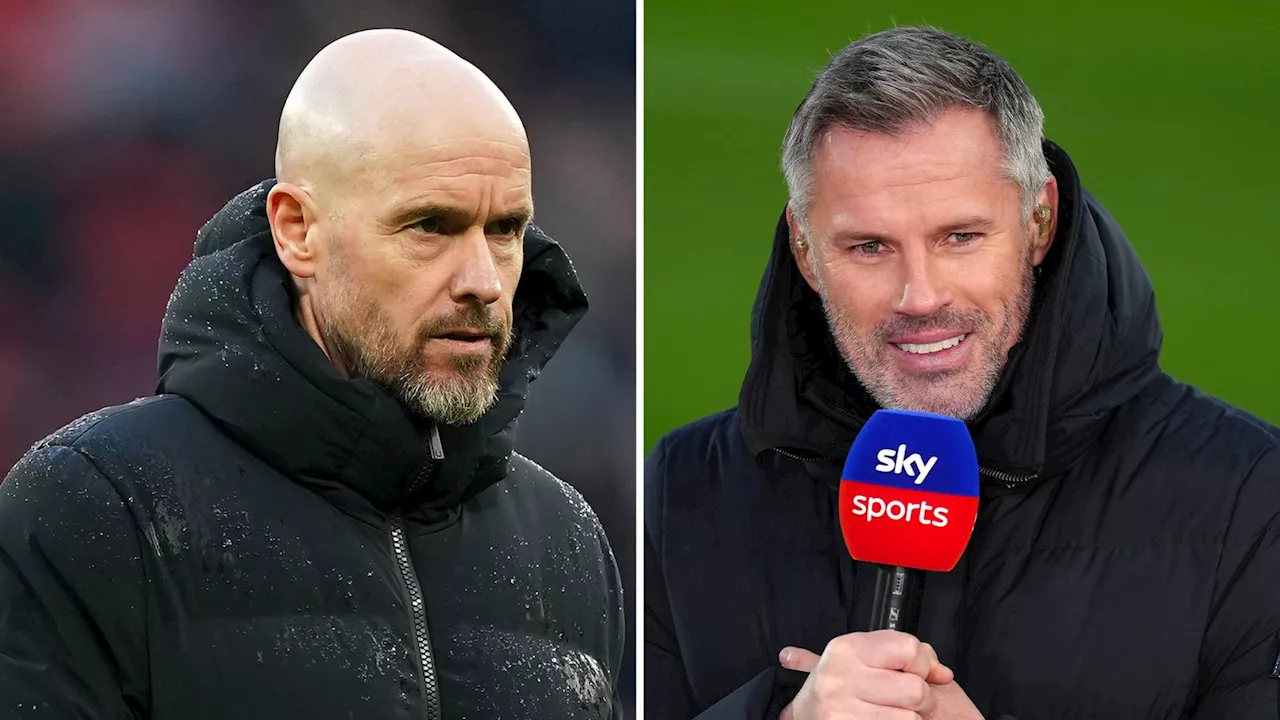 Erik ten Hag hits back at Jamie Carragher's analysis of Manchester United on Monday Night Football