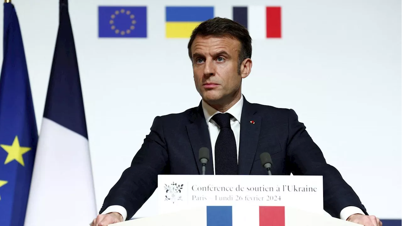 Internationale Konferenz in Paris: Macron schließt Entsendung westlicher Soldaten in die Ukraine nicht aus