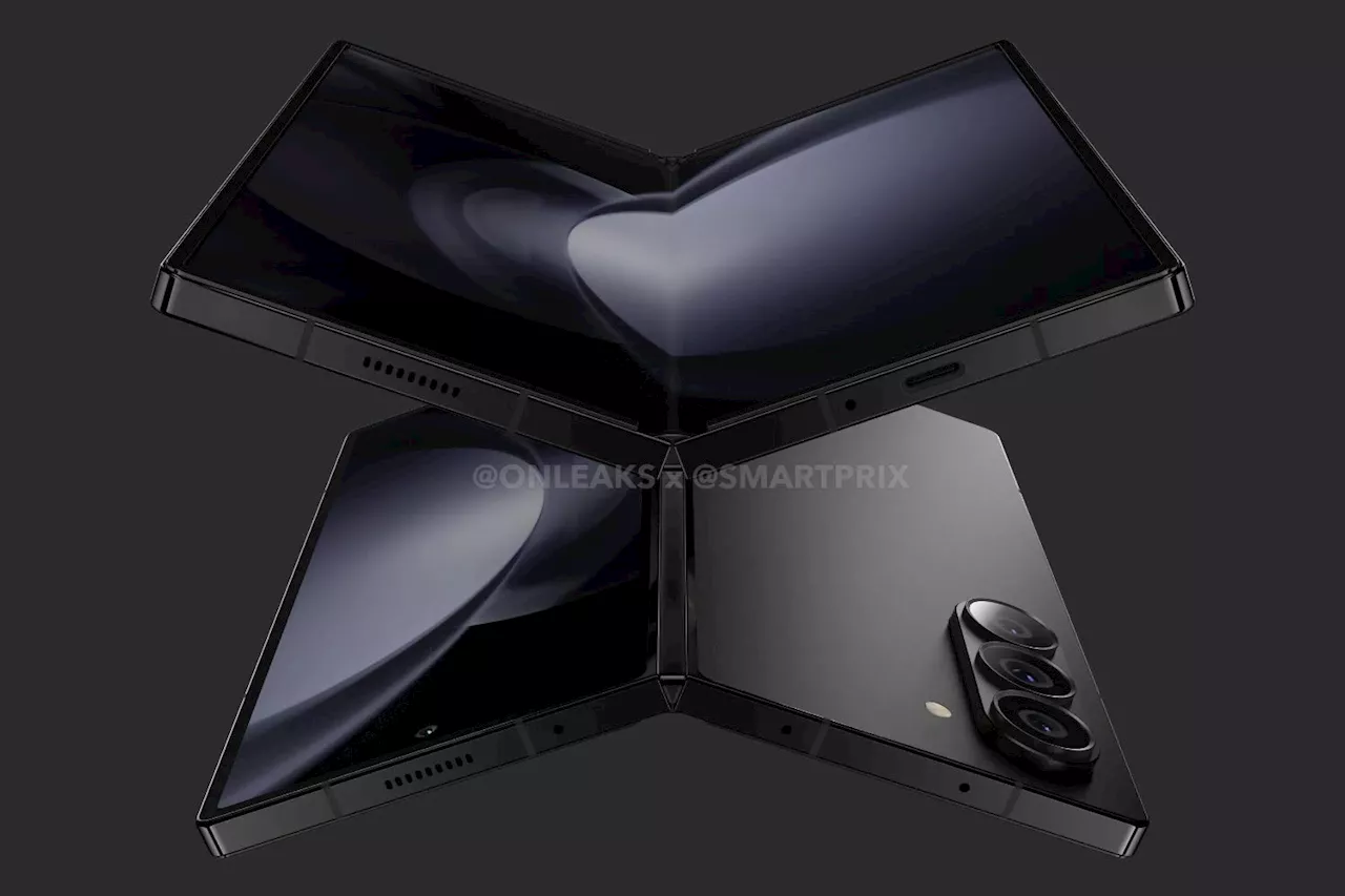 Le Samsung Galaxy Z Fold 6 dévoile son design à travers quelques images