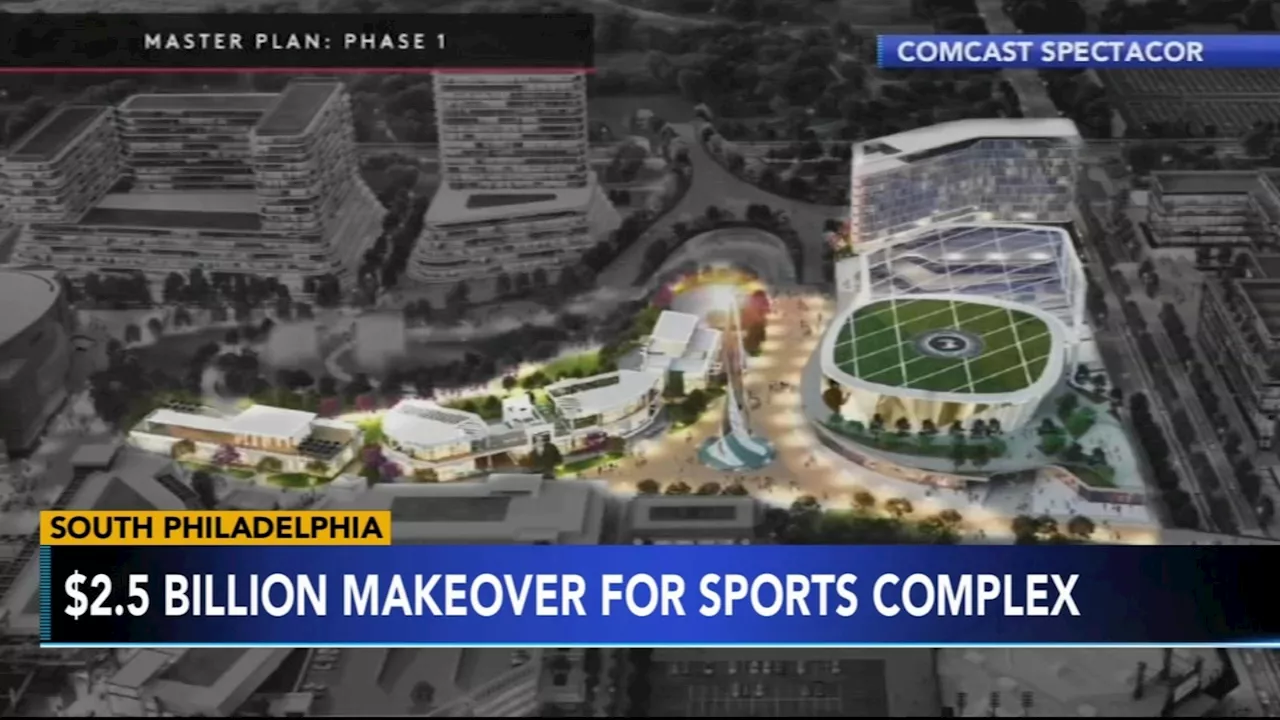 Here's a look at the $2.5B makeover plan for the South Philly Sports Complex