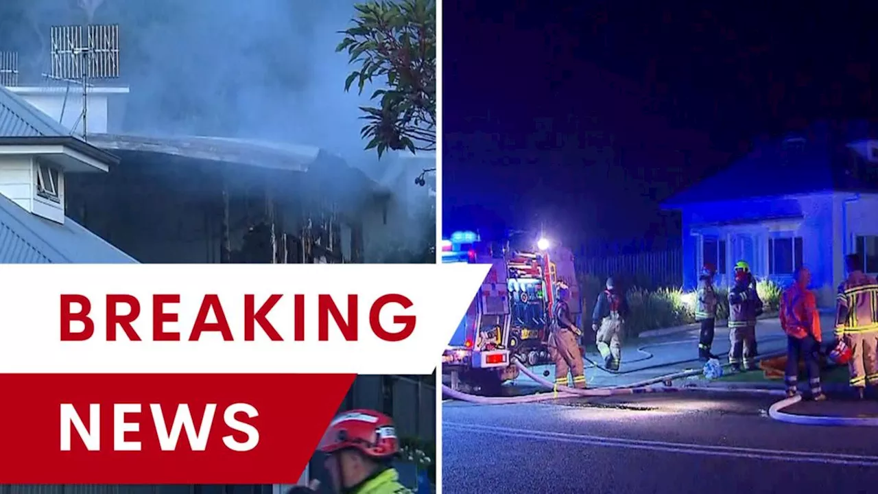 Couple unaccounted for after townhouse fire in Lake Macquarie