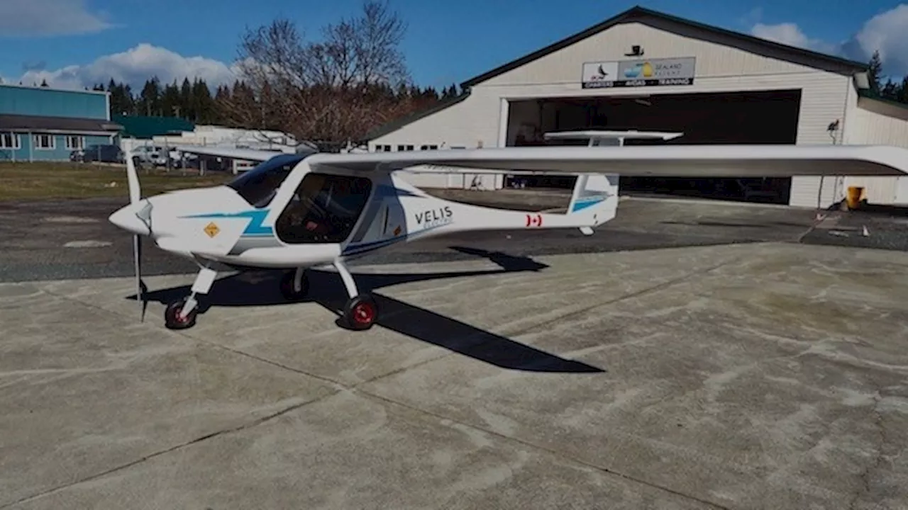 B.C.'s first electric airplane for flight training arrives in Campbell River