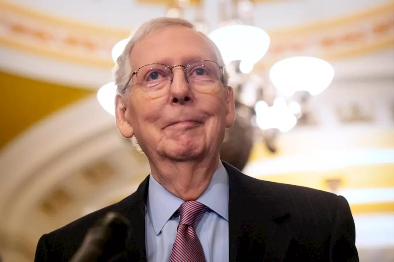 McConnell will step down as the Senate Republican leader in November after a record run in the job