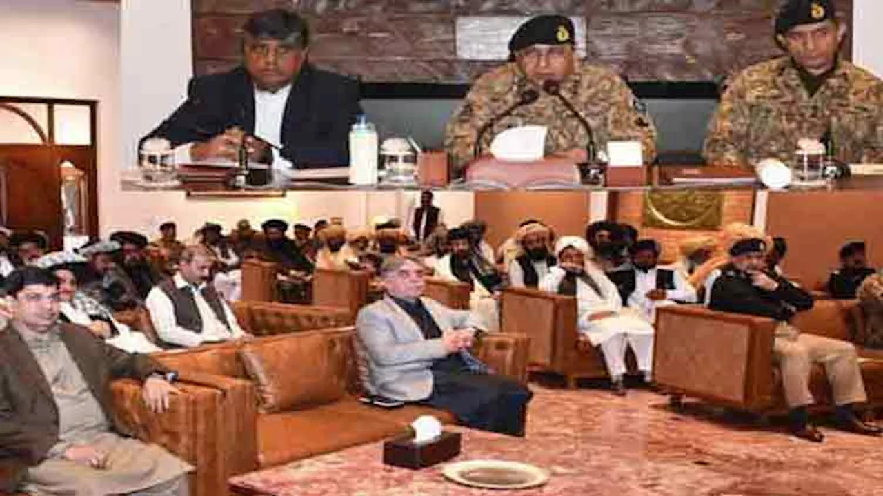 Corps Commander Peshawar meets Utmanzai tribal elders from North Waziristan