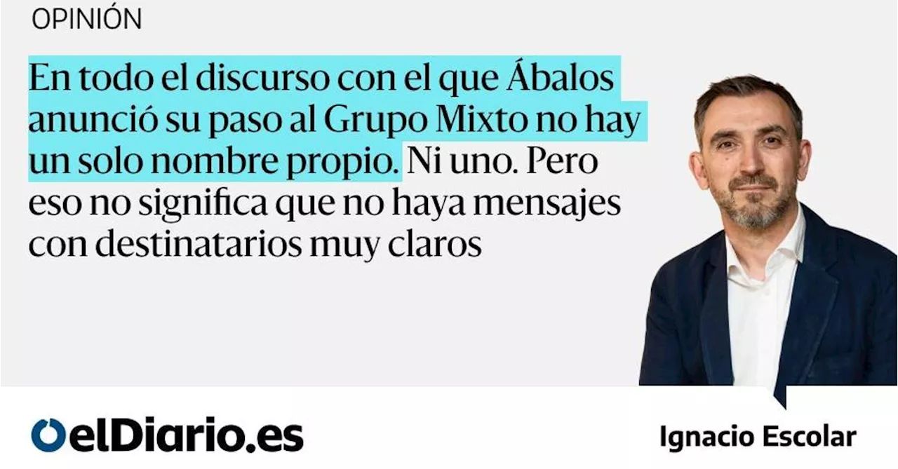 Aviso a navegantes: los mensajes entre líneas del discurso de Ábalos