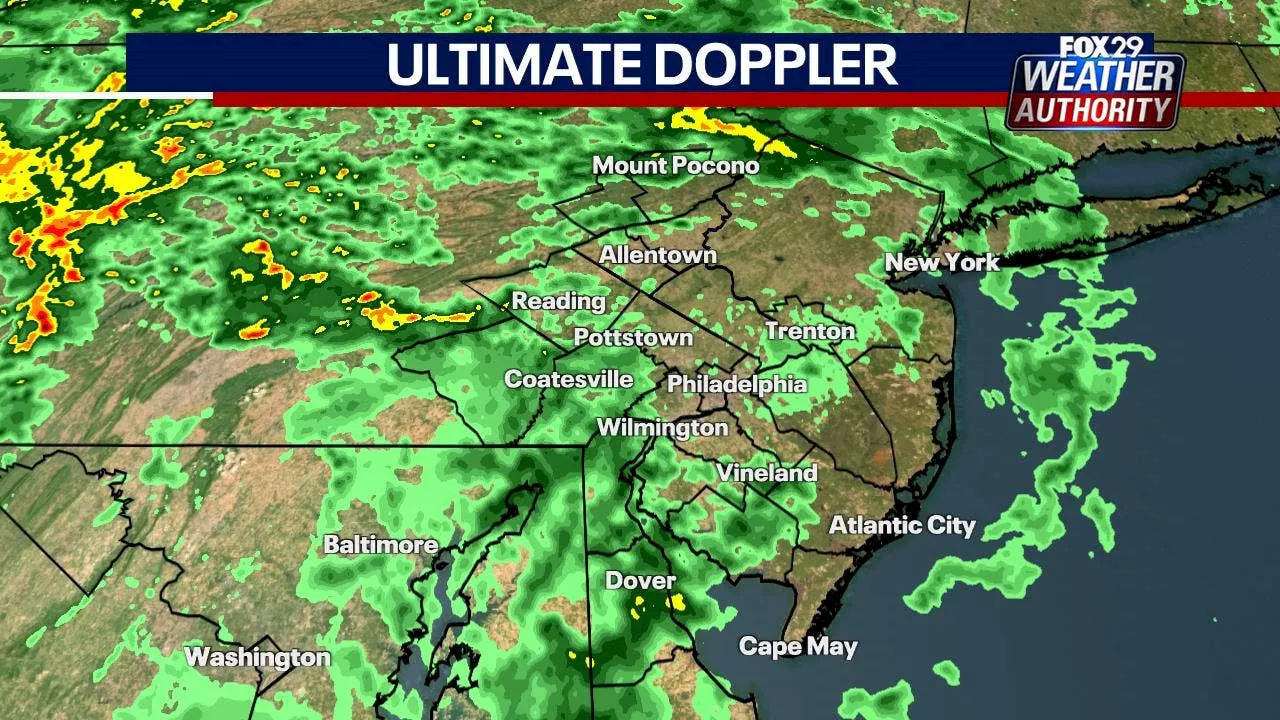 Weather Authority: Heavy rain, strong winds to impact Delaware Valley Wednesday evening