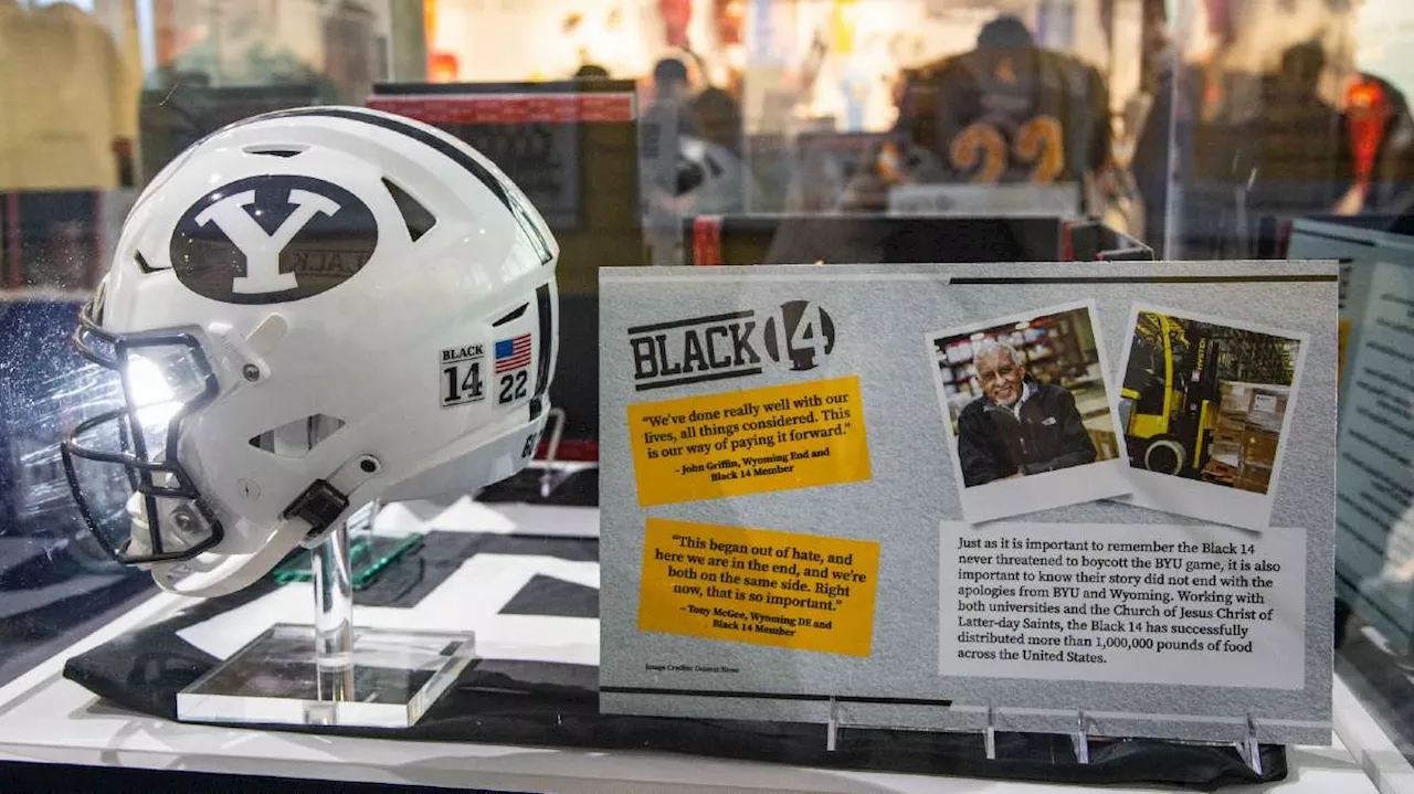 BYU-Wyoming Black 14 ties come into focus as 1969 football flap memorialized at exhibit