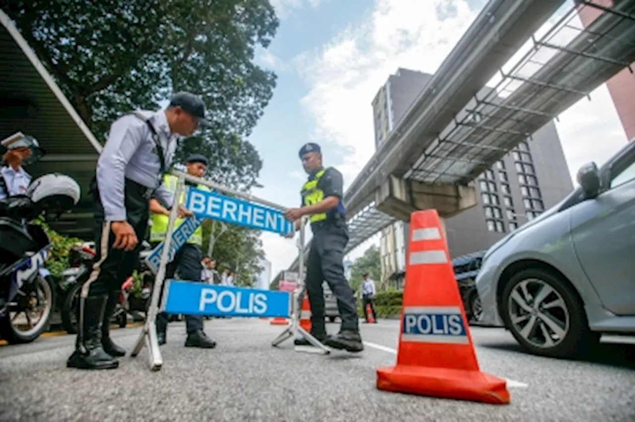 Traffic police: 17 main roads in KL city centre to be closed in stages on Sunday for cycling event