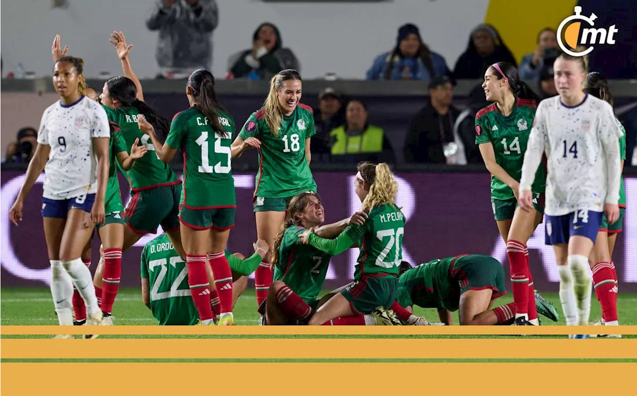 Tri Femenil de México vence a Estados Unidos en la Copa de Oro