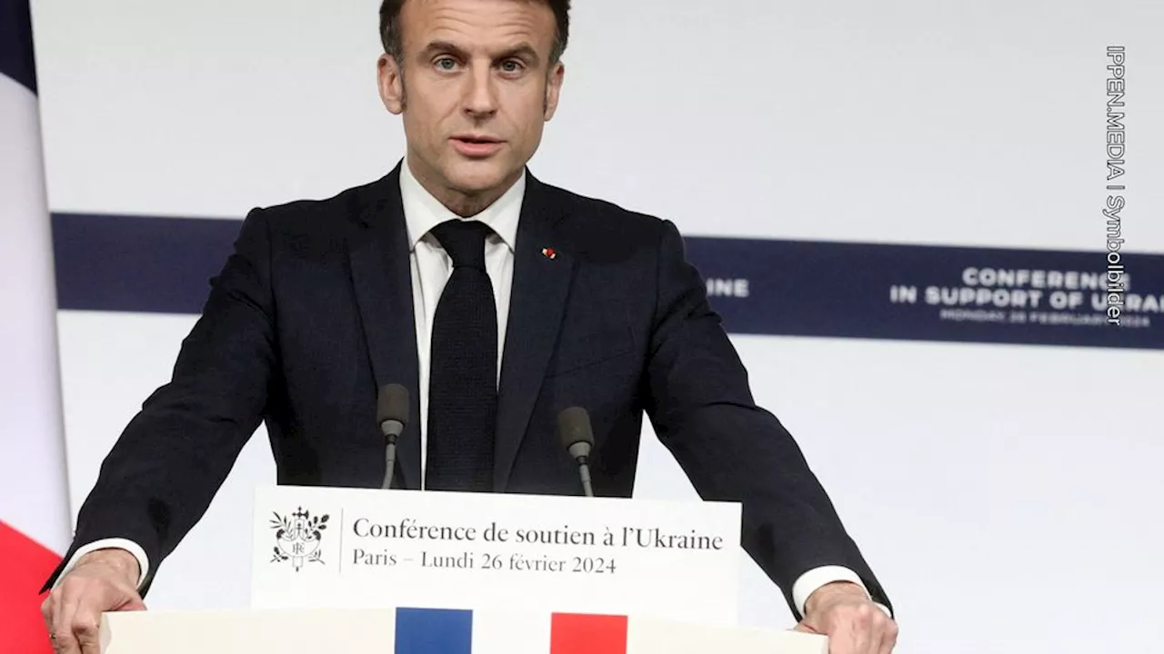 Medwedew beleidigt Macron wegen Ukraine-Konflikt