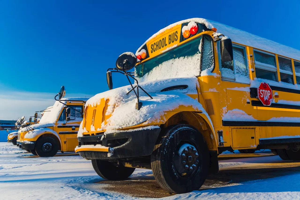 Why do classrooms stay open when school buses are cancelled?