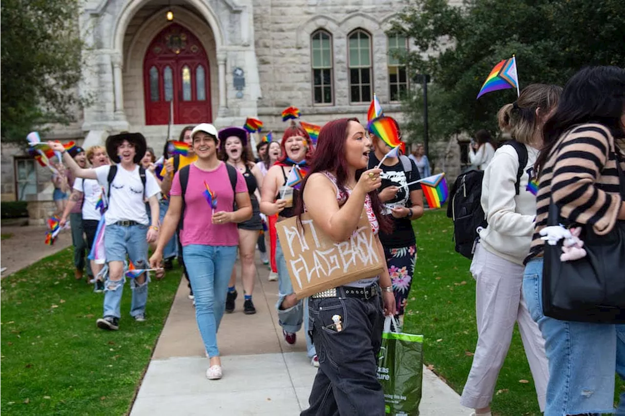 St. Edward’s Students Protest After School Removes Pride Flag From Coffee Shop