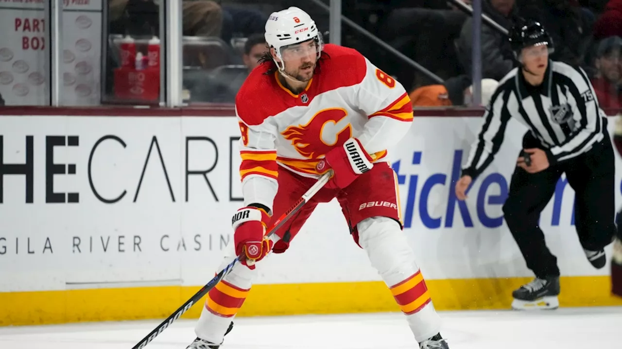 Flames trading defenceman Chris Tanev to Dallas Stars