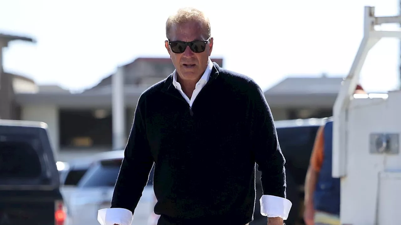 Kevin Costner is seen for the first time since finalizing divorce with Christine Baumgartner