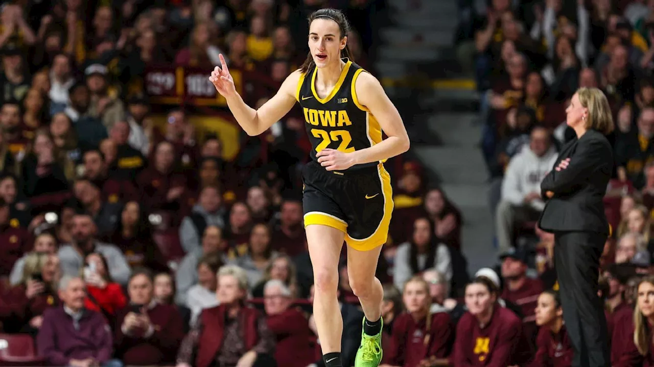 Caitlin Clark passes Lynette Woodard for major-college scoring record