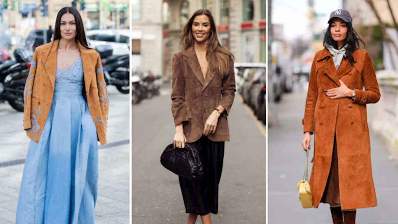 Suede: qualche idea per indossarlo in total look o a piccoli tocchi