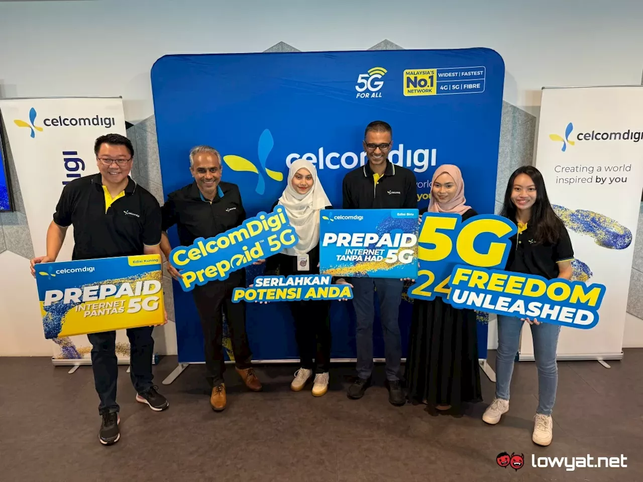 CelcomDigi Launches New 5G Prepaid Plans; Starts From RM25/month