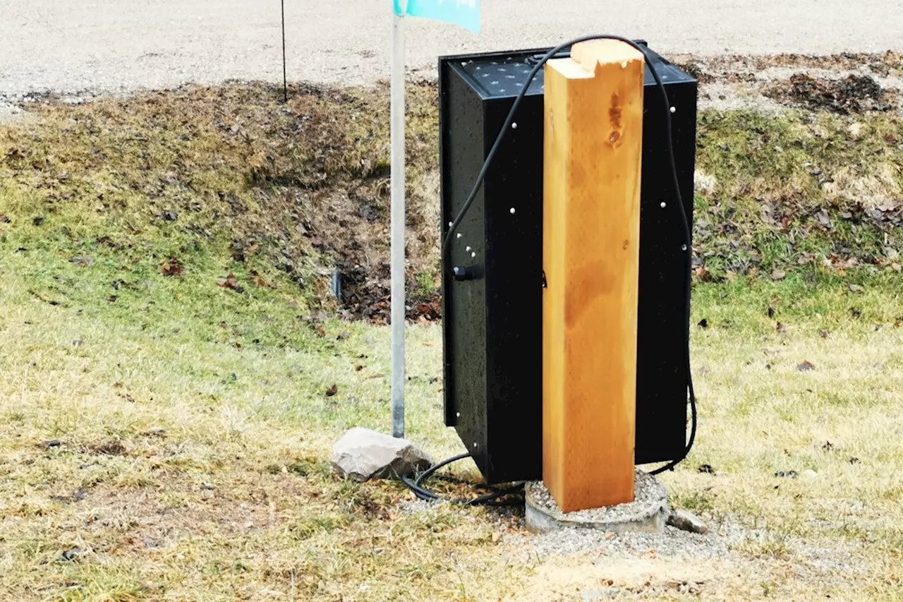 Too many tickets? Mystery person uses chainsaw to chop down Ontario speed camera