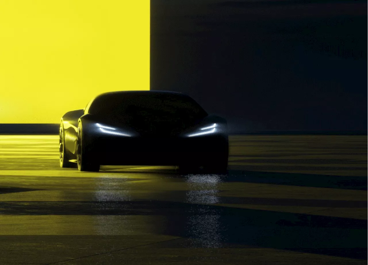 Lotus eldrivna sportbil får inte batteriet i golvet. Kommer bli låg och ha bra köregenskaper.