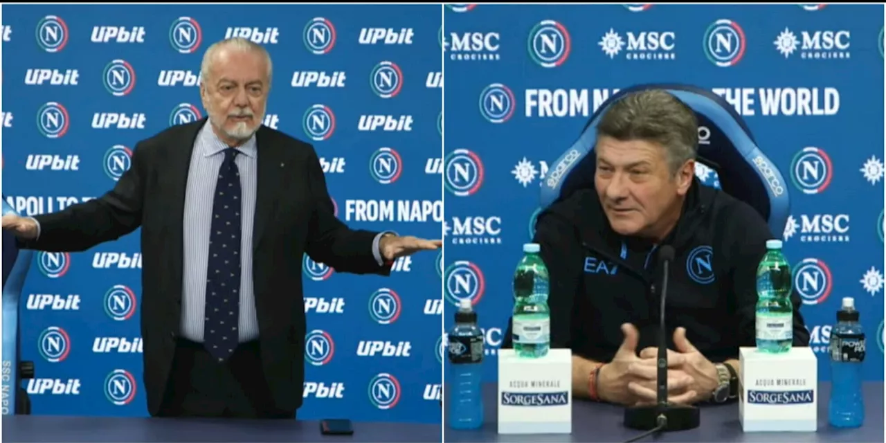 Napoli, De Laurentiis e Mazzarri in conferenza stampa: rivivi la diretta