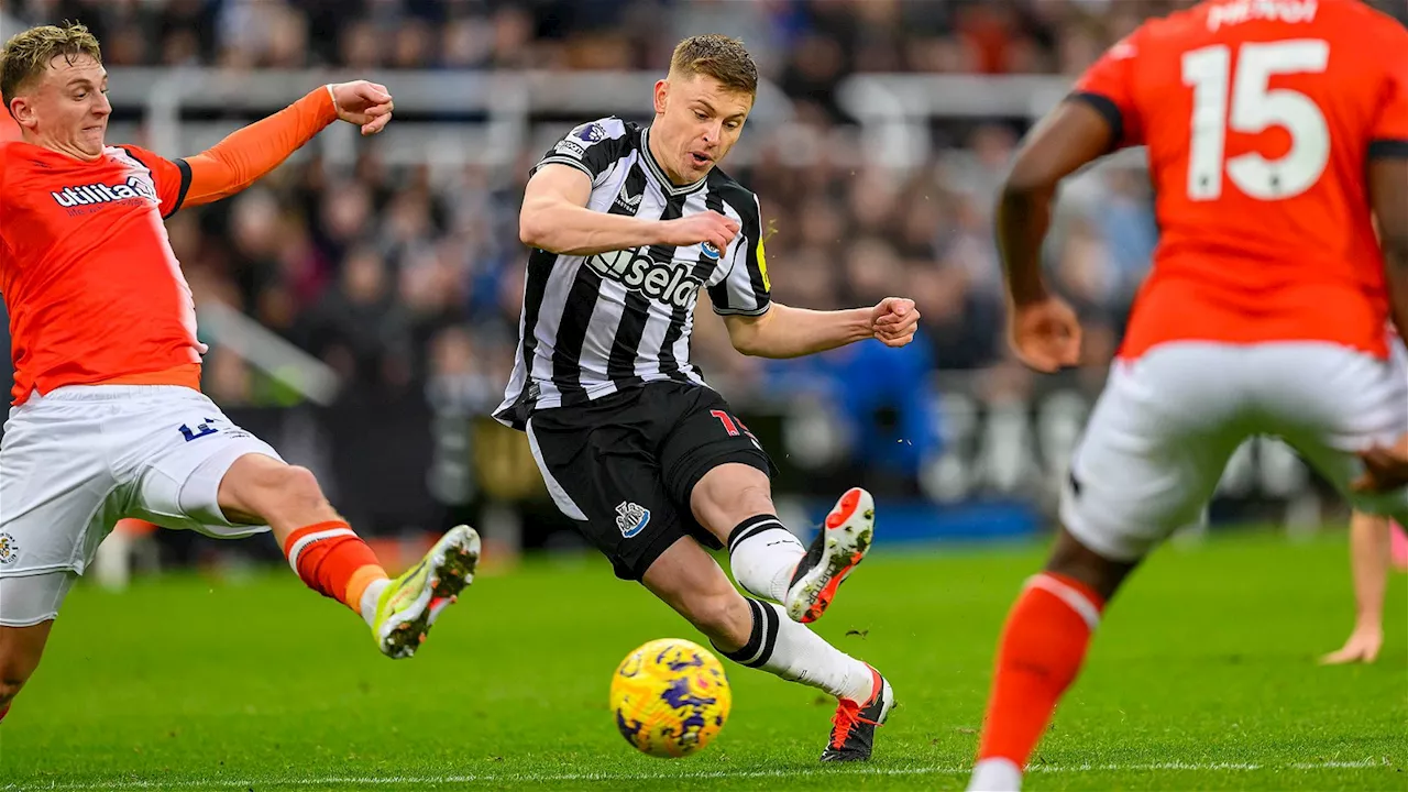 Newcastle 4 Luton 4: Drama on the pitch