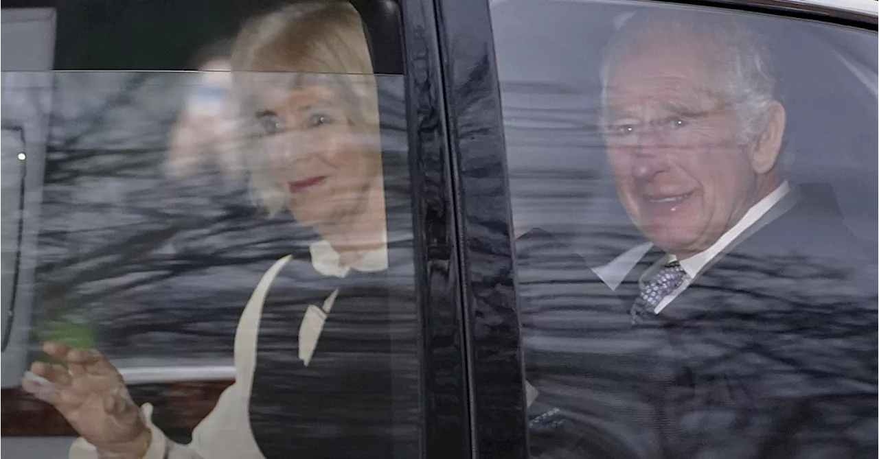 King Charles III and Queen Camilla Leave Clarence House for Reunion with Prince Harry