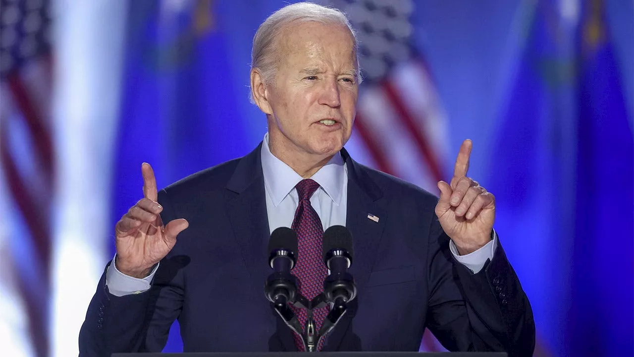 Biden tells crowd he recently met with Mitterrand, former French president who died in 1996