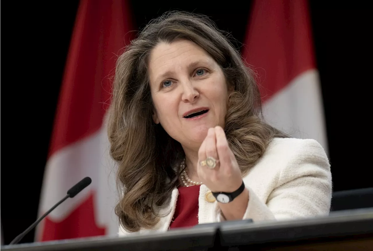 Freeland announces $199-million in support for low-income renters, shelters