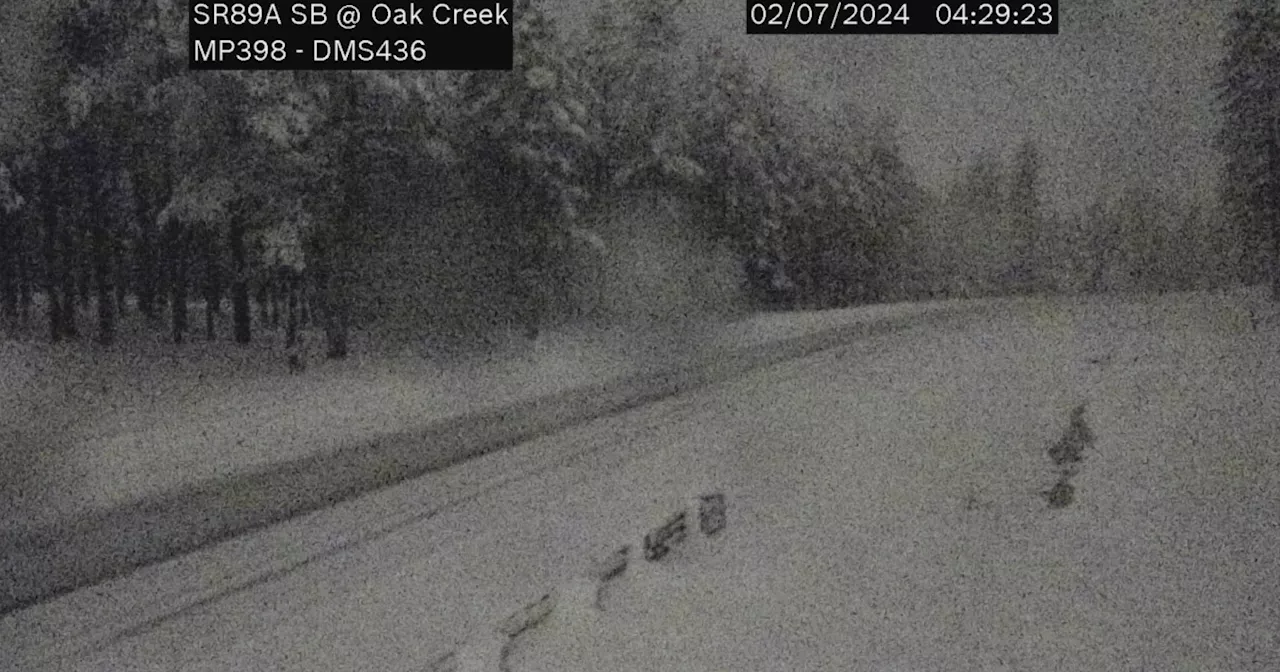 Winter storm causes road, school closures in northern Arizona