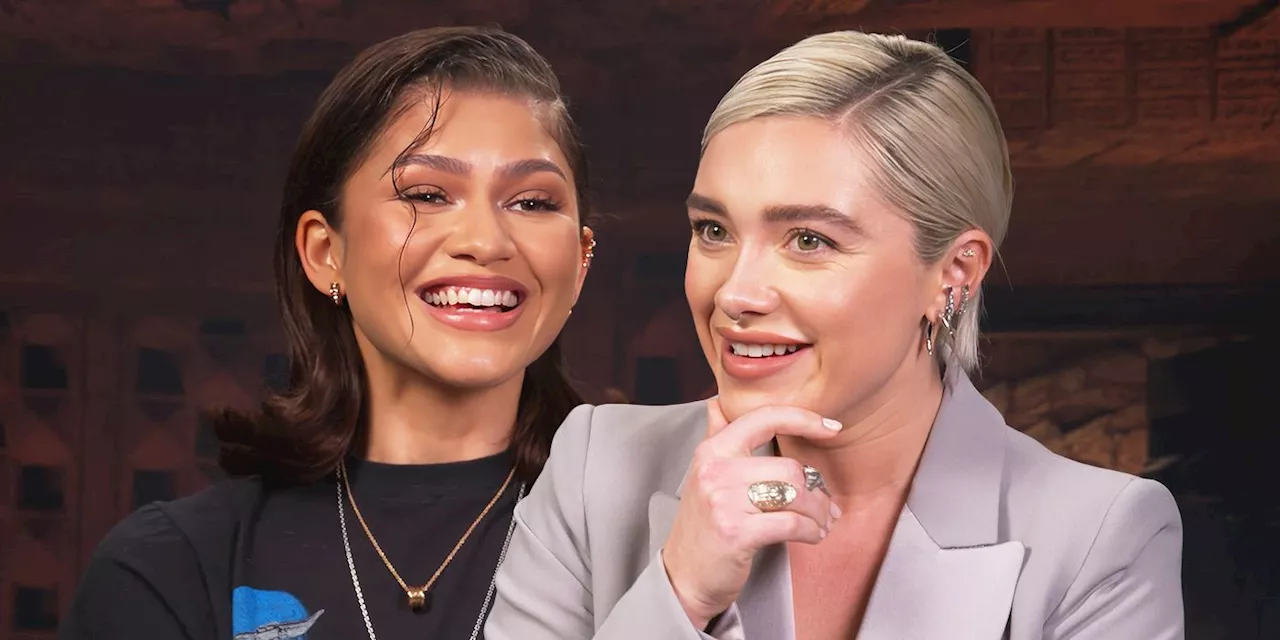 Zendaya & Florence Pugh Reveal the ‘Dune 2’ Scene They Were Nervous to Film