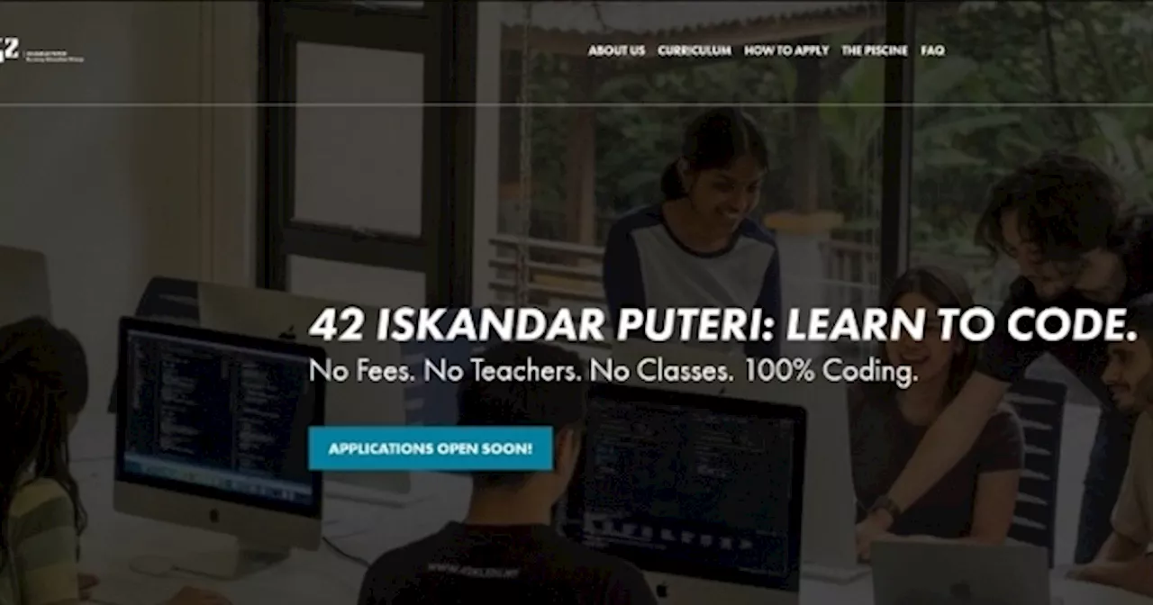 Sunway’s 42 Iskandar Puteri campus opens applications for free coding bootcamps